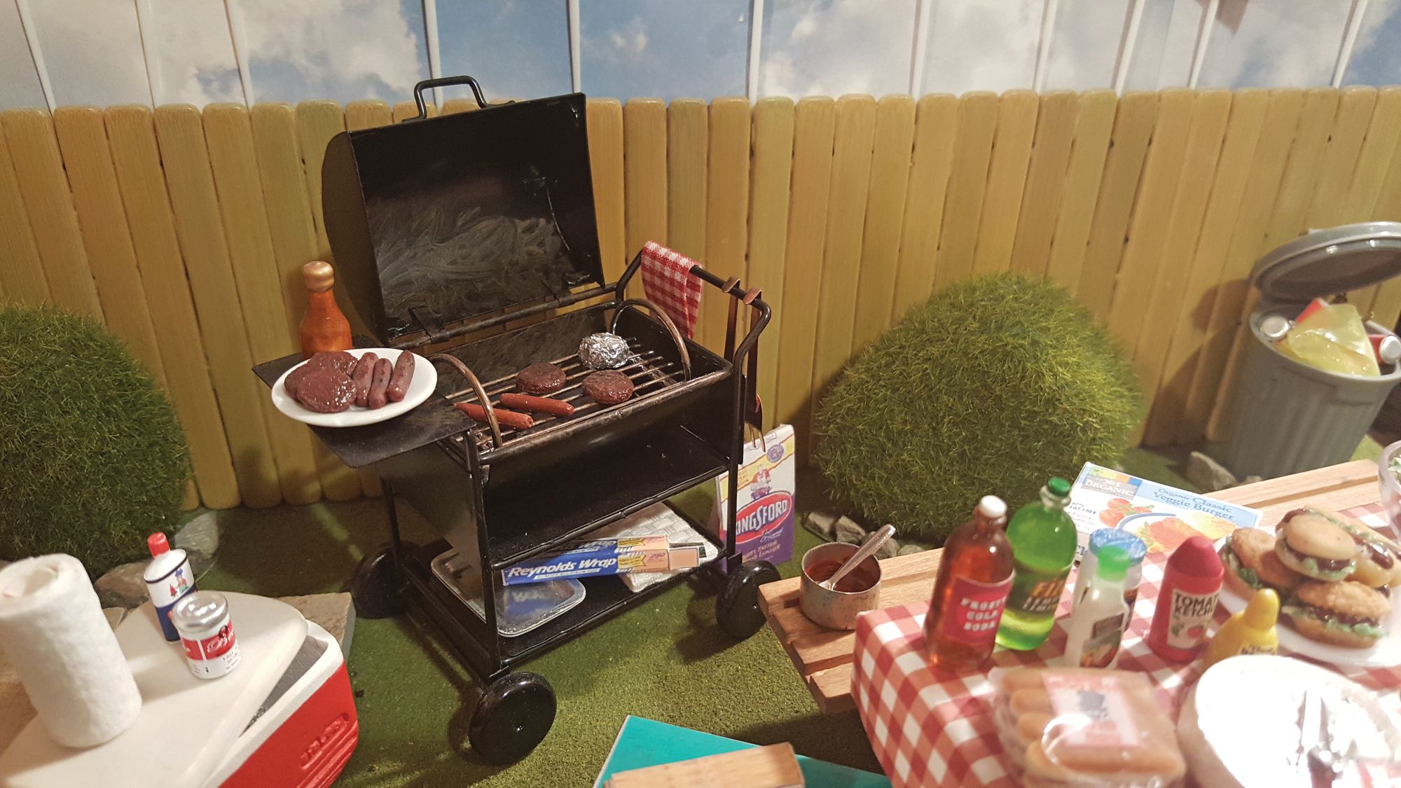 Linda's backyard barbecue