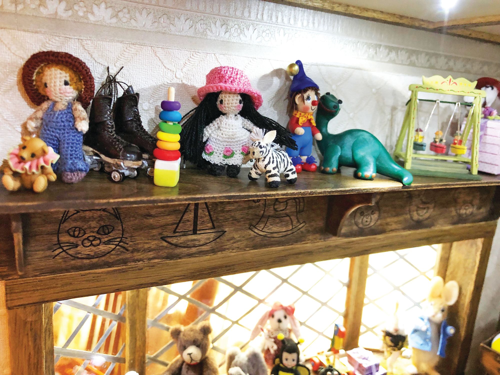 Toy shop full of imaginary friends