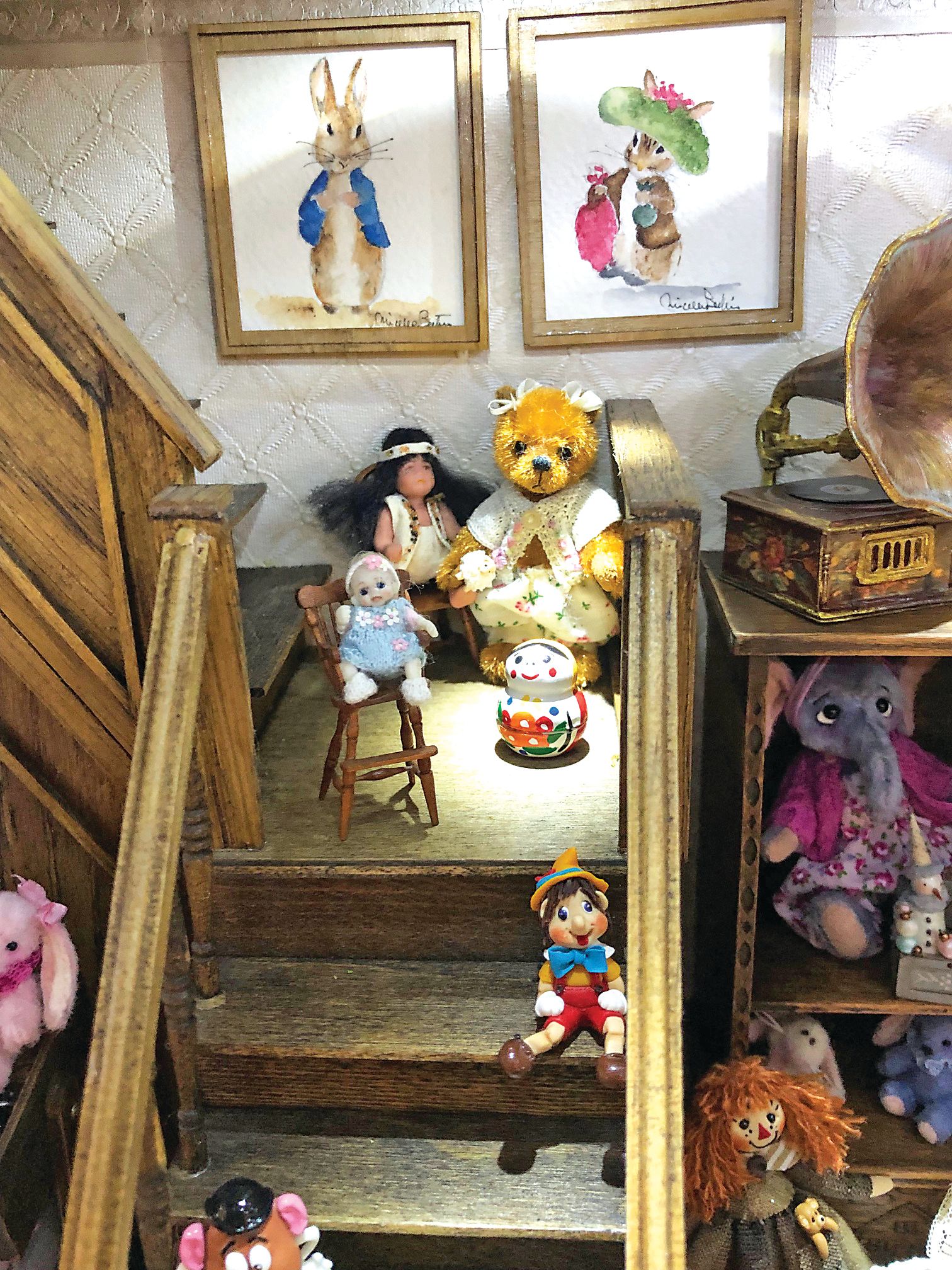 Toy shop full of imaginary friends